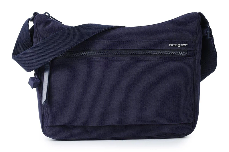 HEDGREN HIC01S Harper's S Shoulder Bag + RFID Corduroy Peacoat Blue