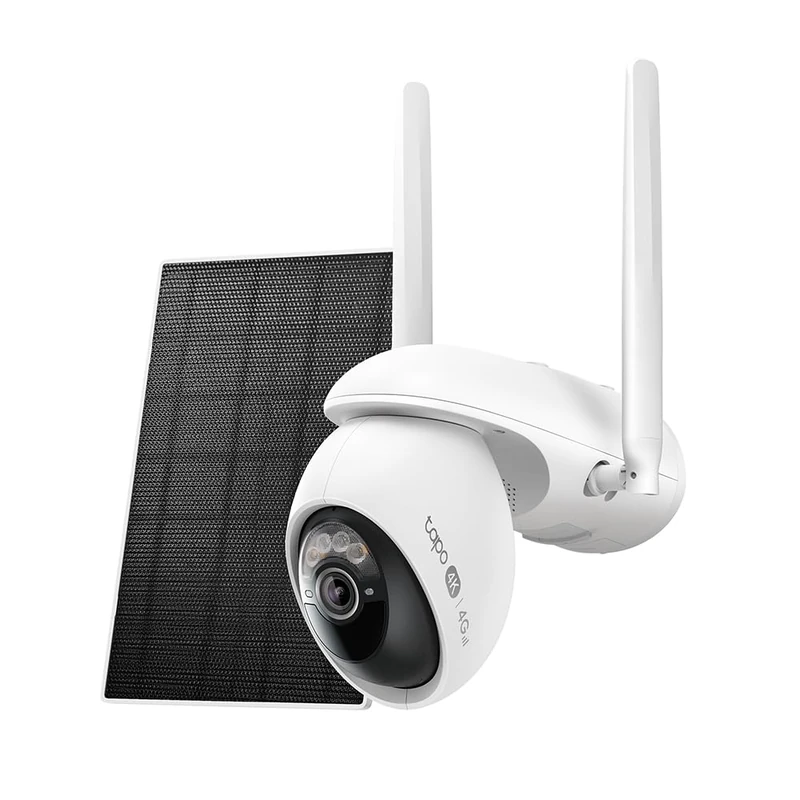 Tapo C665G Outdoor Surveillance Camera Kit 4K 8MP Solar, 4G LTE & Wi-Fi, Dual-Band, Wireless, 360° Panoramic AI Tracking, Colour Night Vision, IP65, Ideal for Home, Garden and Construction - Image 1