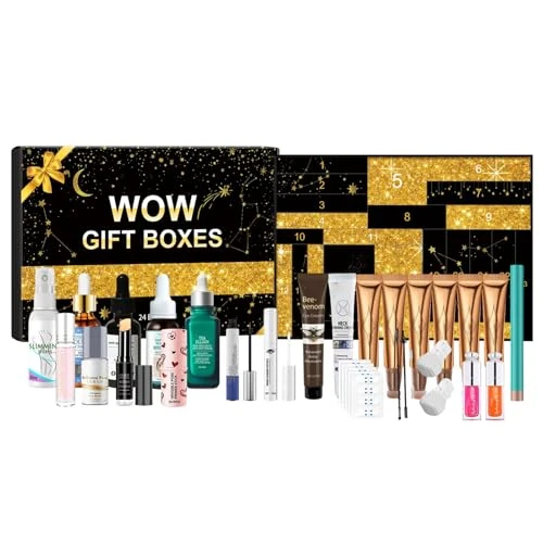 Beauty Advent Calendar 2024-24 Days 24 Pieces Make Up -nt -dar, Make Up -ent Ca- For Christmas Party Presents Nourish Face Skin Care Set For Dating, Camping, Daily Life