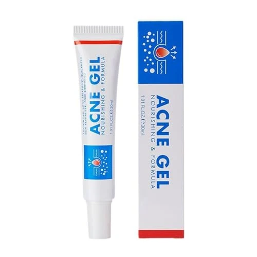 Acne Gel for Face, Acne Treatment Gel, Anti-Acne Repair Redness Pimple Spots Deep Cleaning Pore Oil Control Moisturising Skin Care 30ml