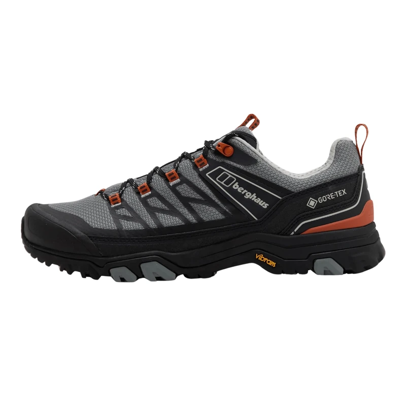 Berghaus Men's Terravolt GTX Shoe, Black/Grey/Orange, 8.5