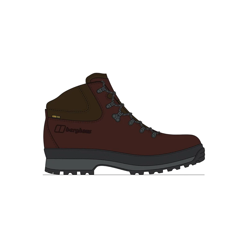 Berghaus Men's Hillmaster GTX Hiking Boot, Walnut/Espresso, 11