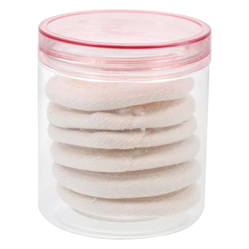 VALICLUD Loofah Facial Wash Pads Natural Exfoliating Sponges for Makeup Removal and Skin Cleansing Reusable Gentle for Deep Pore Care and Oil Control