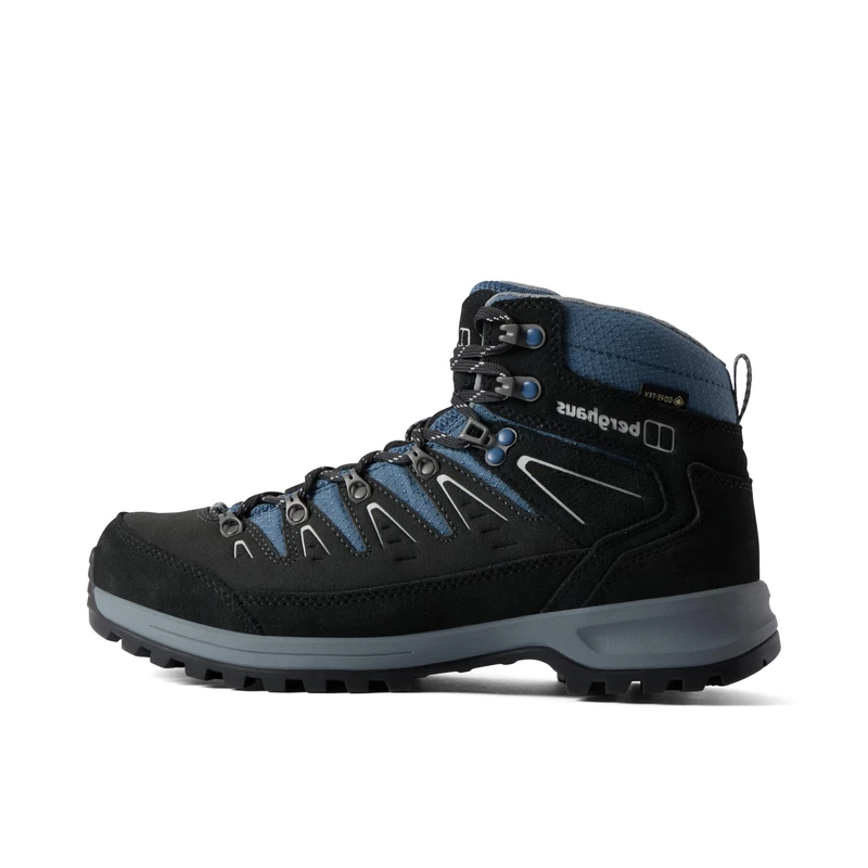 Berghaus Women's Explorer Trek GTX Boot, Black/Northern Blue, 5