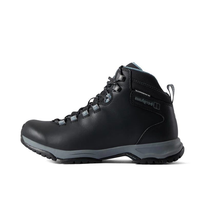 Berghaus Women's Expeditor Ridge AQ Hiking Boot, Black/Farne Blue, 5.5