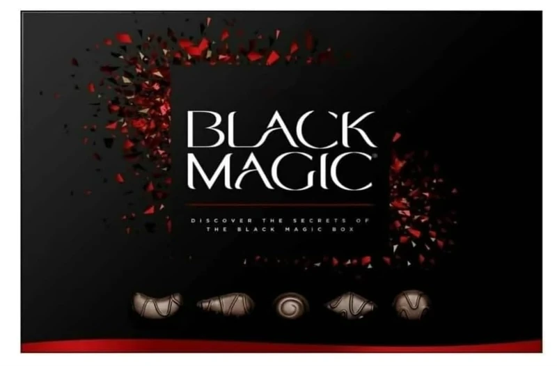 Black Magic Dark Chocolate Box 174g- Luxury Assorted Dark Chocolates Gift Selection | Rich Cocoa Treats | Perfect Christmas, Birthday, Mother's Day & Thank You Gift
