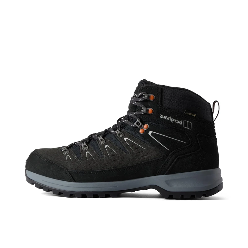Berghaus Men's Explorer Trek GTX Boot, Black/Orange, 10