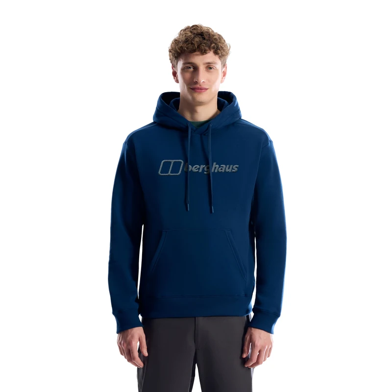 Berghaus Men's Essential Logo Hoodie, Hale Navy, 3XL