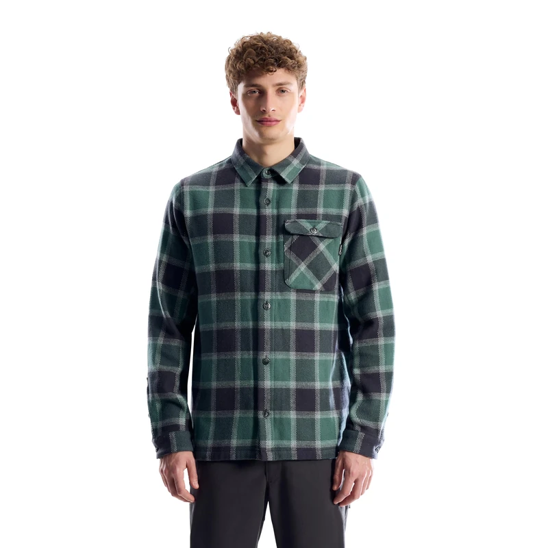 Berghaus Men's Ashbrooke Long Sleeve Overshirt, Otherside/Archive Black, XL