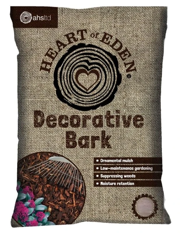 SuperGift.com Bark Mulch, Garden Mulch for Weed Control and Moisture Retention (100L Decorative Bark)