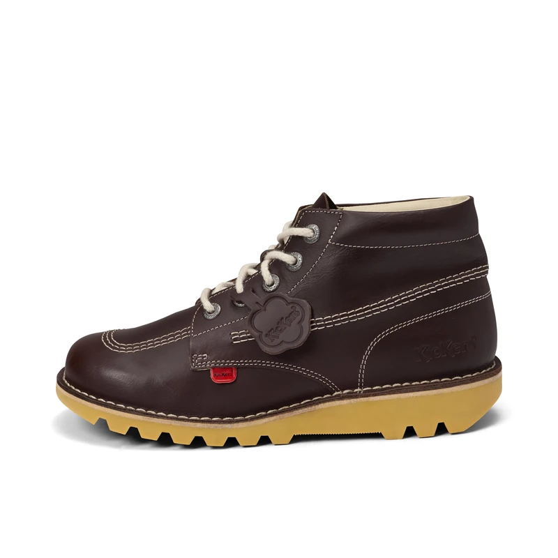 Kickers Adult Unisex Kick HI Ankle Boot, Brown, 5, UK