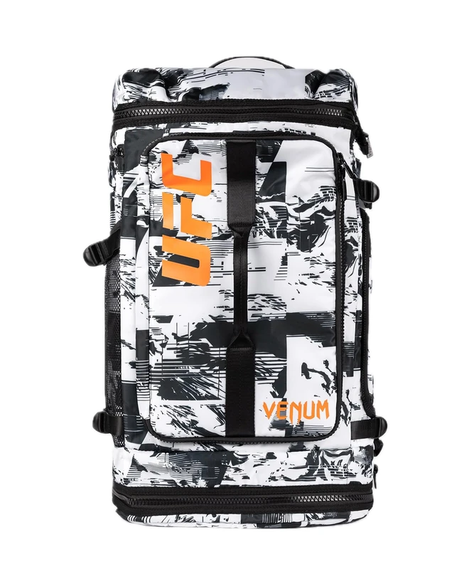 Venum UFC Zenith Unisex Black/White/Orange Authentic Fight Week Gear Bag
