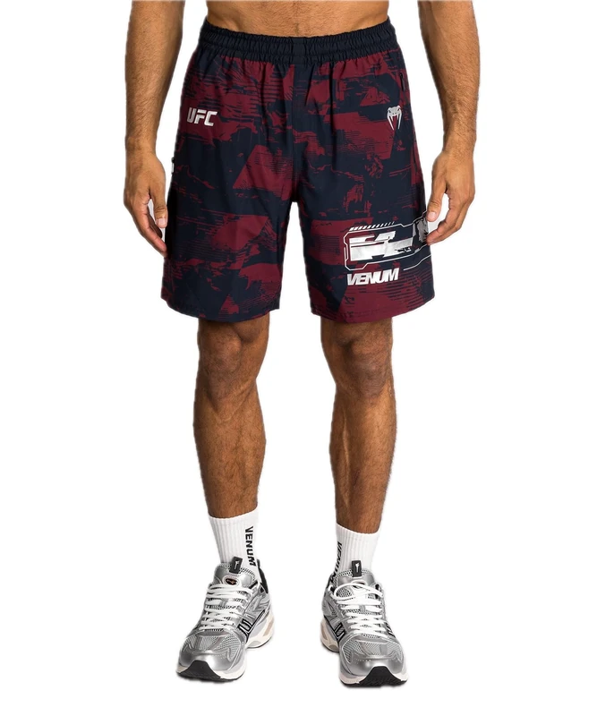 Venum UFC Zenith Men’s Navy Blue/Burgundy/Silver Authentic Fight Week Performance Short - XXL