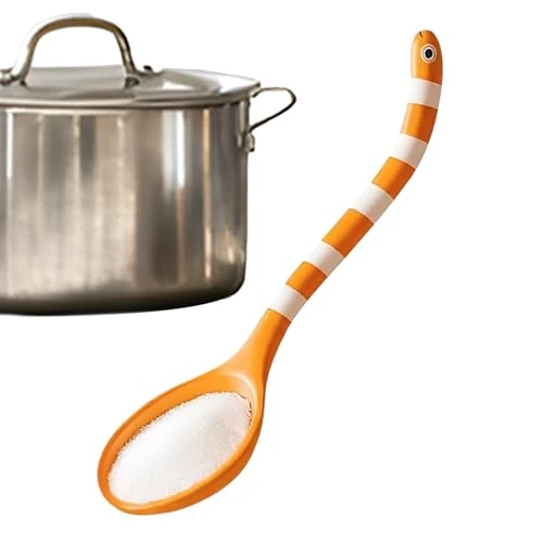 jamgeery Tea Spoons | Cute EEL-Shaped Dining Bar Supplies - Coffee Stir Spoons | for Dining Food Cooking Cooker Cup Christmas Holiday Birthday Party Home Restaurant Travel