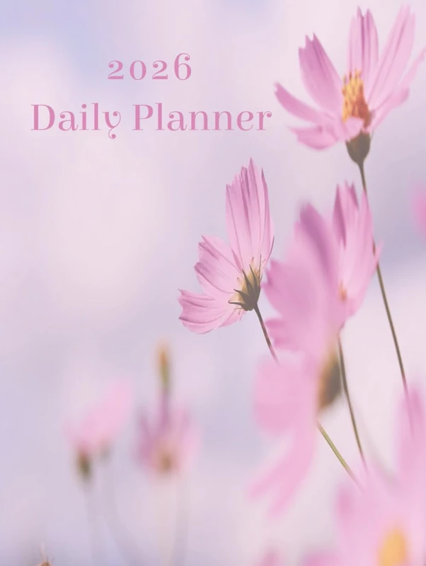 2026 Floral Daily Planner: Your Viral Year — Plan, Post, and Prosper Every Day | A4 Size | Includes 400 pages