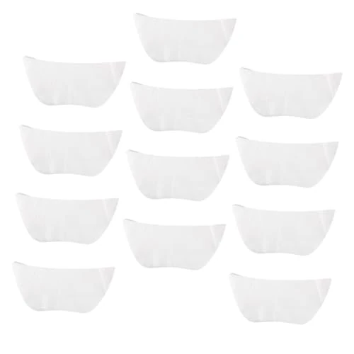 Healvian Beautifying Neck Mask Sheets 100pcs Nonwoven Toner Paper Silk Hydrating Neck Mask for Spa Skin Care Moisturizing and Firming Treatment