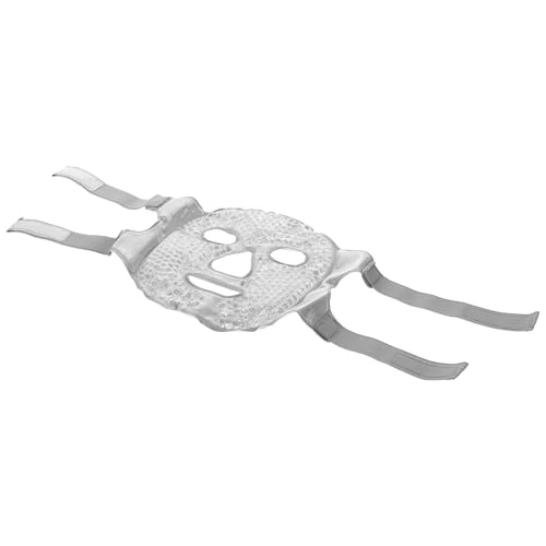 WRITWAA Hot and Cold Gel Face Mask for Women Ice Compress Cooling Cosmetic Mask Gray Wrap for Reducing Puffiness and Skin Care