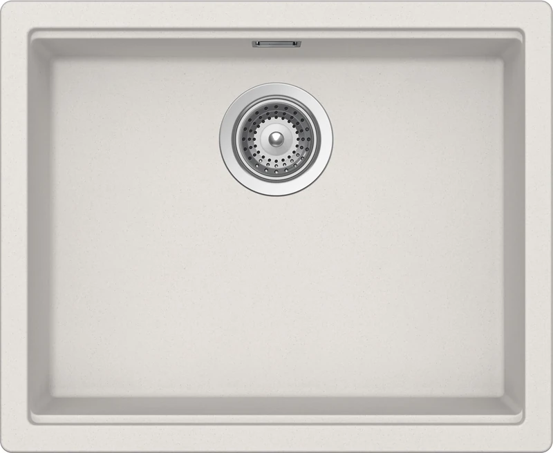 SCHOCK | Lahti N100L New Aluminium Kitchen Sink, 556 x 456 cm, 1 Bowl in Cristalite, Combinable with Mixers, Hobs and Ovens, Shock Resistant, Functional Edge for Accessories. - Image 1