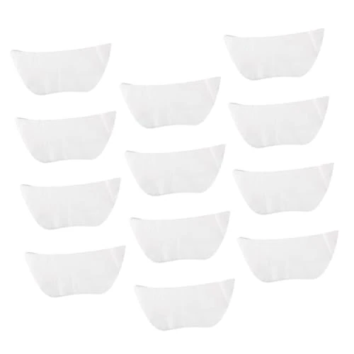 LOLIPPYY 100PCS Silk Neck Mask Sheets for Skin Care Ultra-thin Breathable Paper Neck Covering with Mesh for All Skin Types