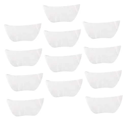 SOIMISS 100PCS Silk Neck Mask Sheets Hydrating Nonwoven Neck Paper for Spa Skincare