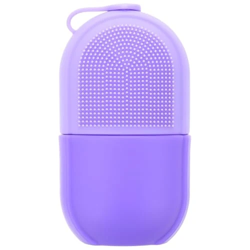 VILLCASE Ice Face Roller for Women Silicone Ice Mold, Reusable Facial and Eye Massager, Purple Cooling Tool for Skincare and Puffiness Reduction