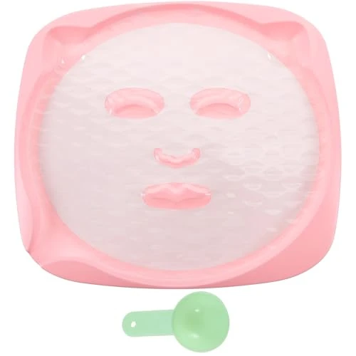 ULTECHNOVO 2pcs Facial Mask Mold Set Measuring Spoon, DIY Face Mask Plates and Trays for Women’s Skincare and Beauty Tools