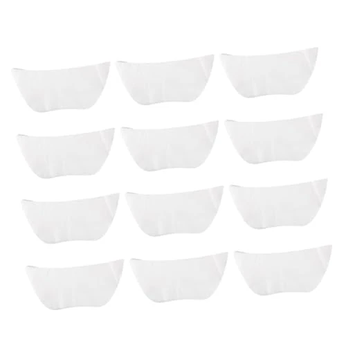 DECORNIJIA Nonwoven Neck Paper Skin Care Mask Sheets 100Pcs Ultra-Thin Plant Material White Hydrating Neck Mask for Spa Skin Care