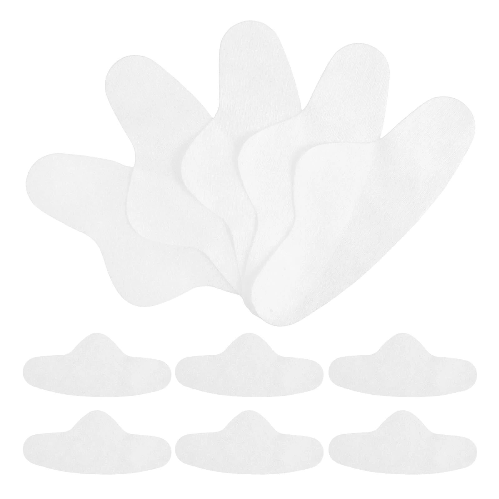 Vaguelly 500pcs Disposable Nose Pores Patches Cotton Paper Strips for Blackhead Removal Chin Zone Skin Care Deep Cleansing Portable Nose Pore Extractor