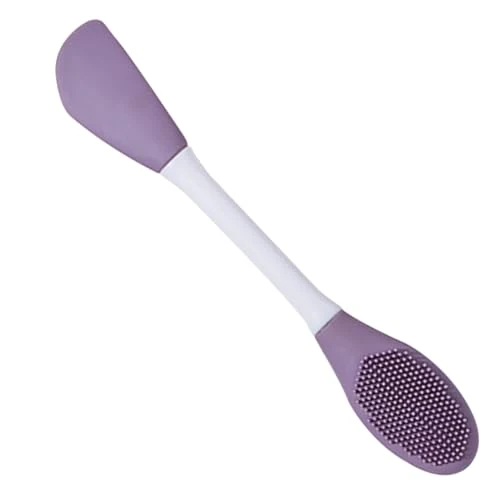 ifundom Dual-Ended Silicone Applicator Brush Facial Scrubber for Precise Mud Application and Deep Cleansing, Beauty Salon Tool for Skincare