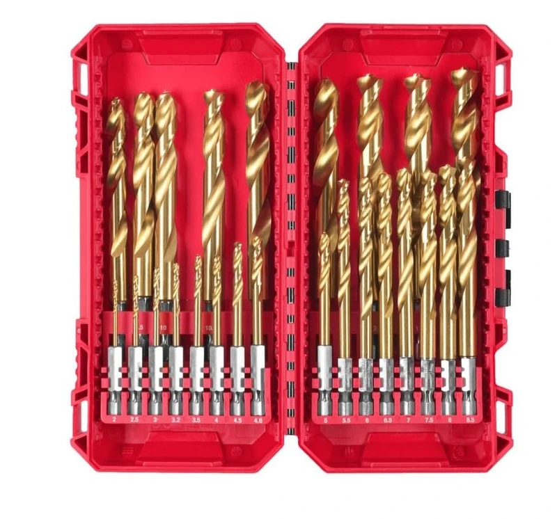 Milwaukee 4932500420 25 Pieces Shockwave HSS-G Metal Drill Bit Set