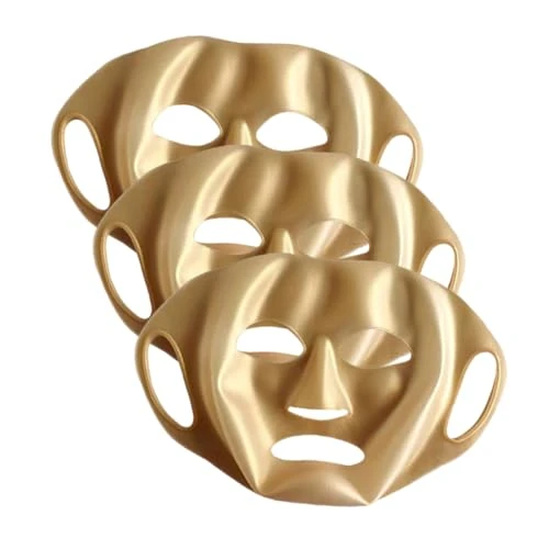 SHINYPASING 3Pcs Reusable Silicone Face Covers Anti-drop Facial Skin Skincare Beauty Supplies for Women