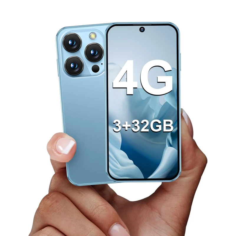 BLKE Mini Phone,Mini Smartphone 4G Unlocked 3.88" HD Full Screen,3GB+32GB,1950mAh,Android 12,World's Smallest Tiny Cell Phone,Dual Camera Small Mobile Phones for Kids,GPS/Face ID/Dual SIM