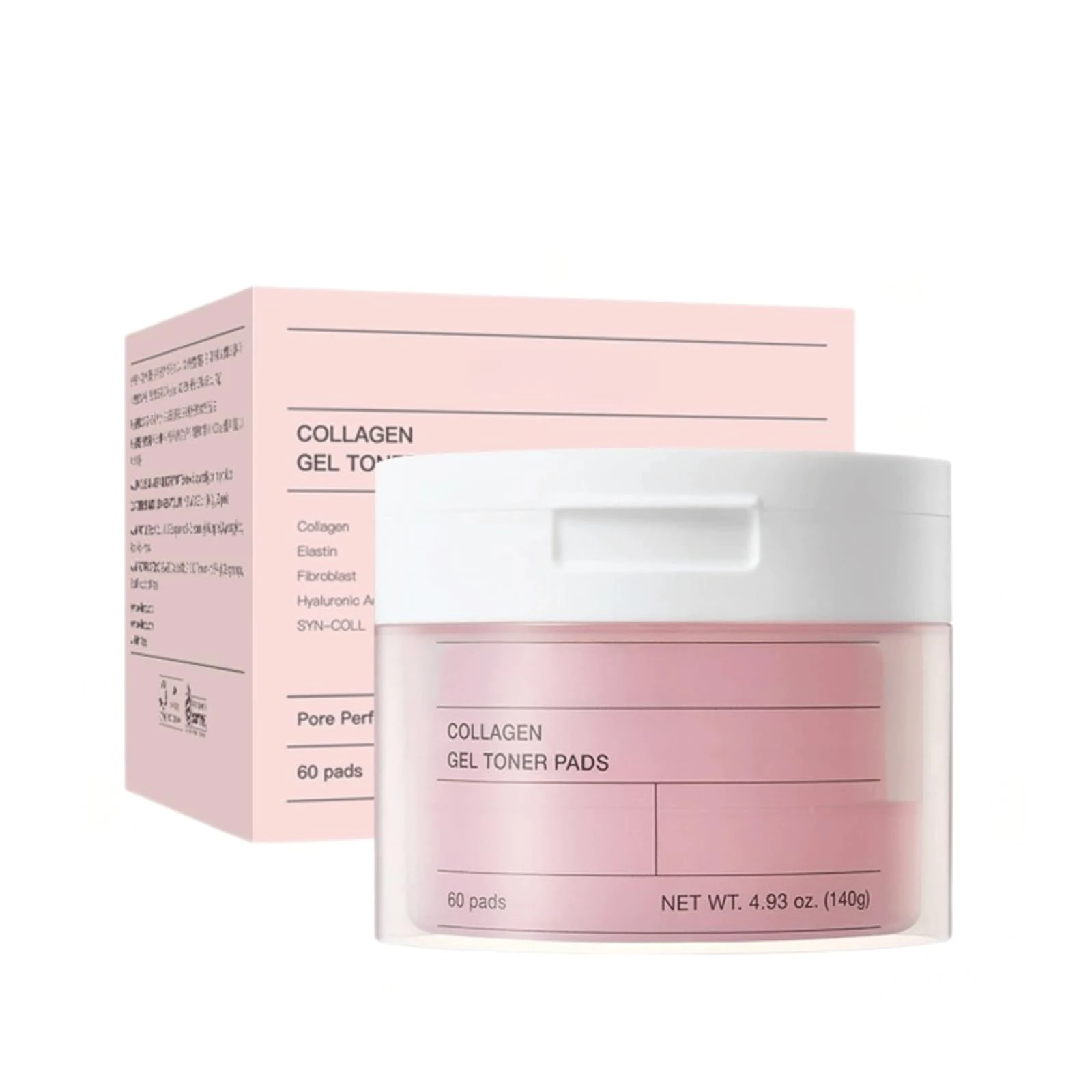 Collagen Gel Toner Pads for Face – Hydrating & Gentle Exfoliating Toner Pads for Sensitive Skin, Korean Skincare Formula (1pcs)