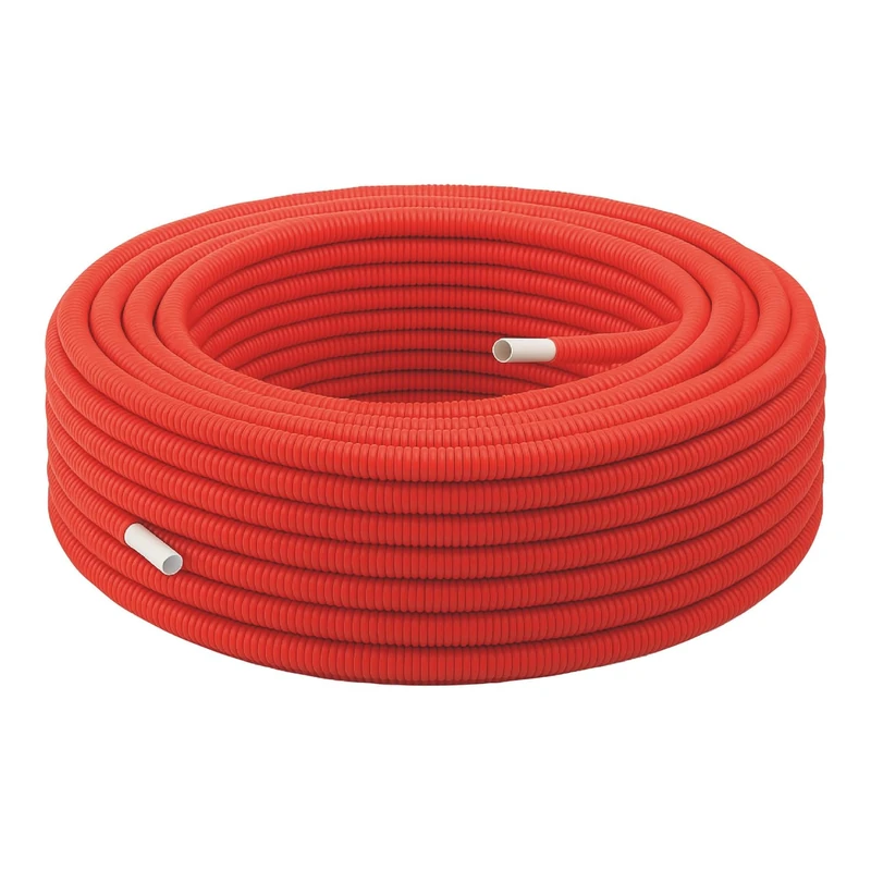 SOMATHERM for You - Roll Preguainated Multilayer Tube Red Ø20 Length 50 m - Hot and Cold Sanitary Water - Tmin 5°C/Tmax 100°C - Max Pressure 10 Bar - Oxygen Barrier