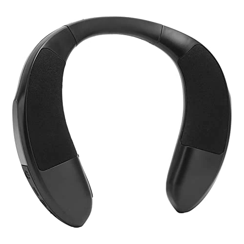 ERYUE Wireless Neckband Speaker, Exceptional Sound, Multifunctional, HD Hands- Calling, Portable, for Outdoor Sports, Black