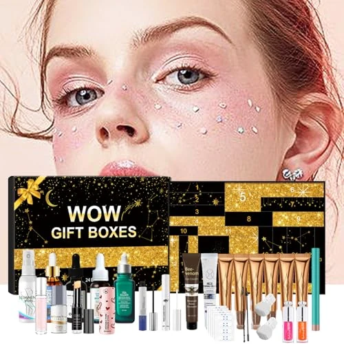 Beauty Advent Calendars 2025 For Women & Girls, Unique Teen Adult Beauty Countdown,24-Day Countdown Present Set With Cosmetics & Skincare,for Girlfriend, Wife, Friend