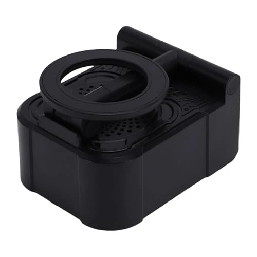 Tangxi Cell Phone Stand with Wireless Bluetooth Speaker, Portable Adjustable Rotating Foldable Desk Phone Holder Multifunctional Adjustable Stand with Charging C, for Home Desk