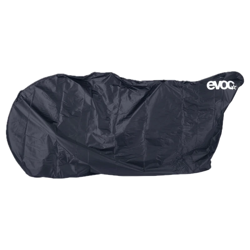 EVOC BIKE COVER COMPACT bike bag, bike transport bag for train travel (minimalist bike case, wheel removal, disc brake protection, lightweight bike accessory), black