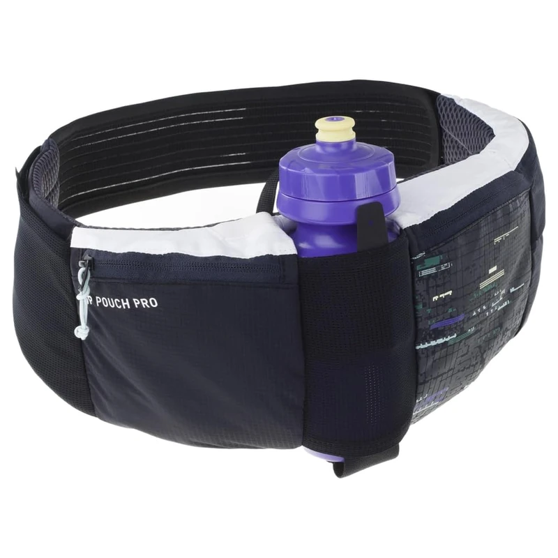 EVOC Hip Pouch PRO Hip Bag with 550 ml Water Bottle, Belt Bag (Well-Ventilated & Lightweight Bum Bag with AIRO Flex, Jersey Pocket Replacement, Secure & Comfortable fit), Multicolour