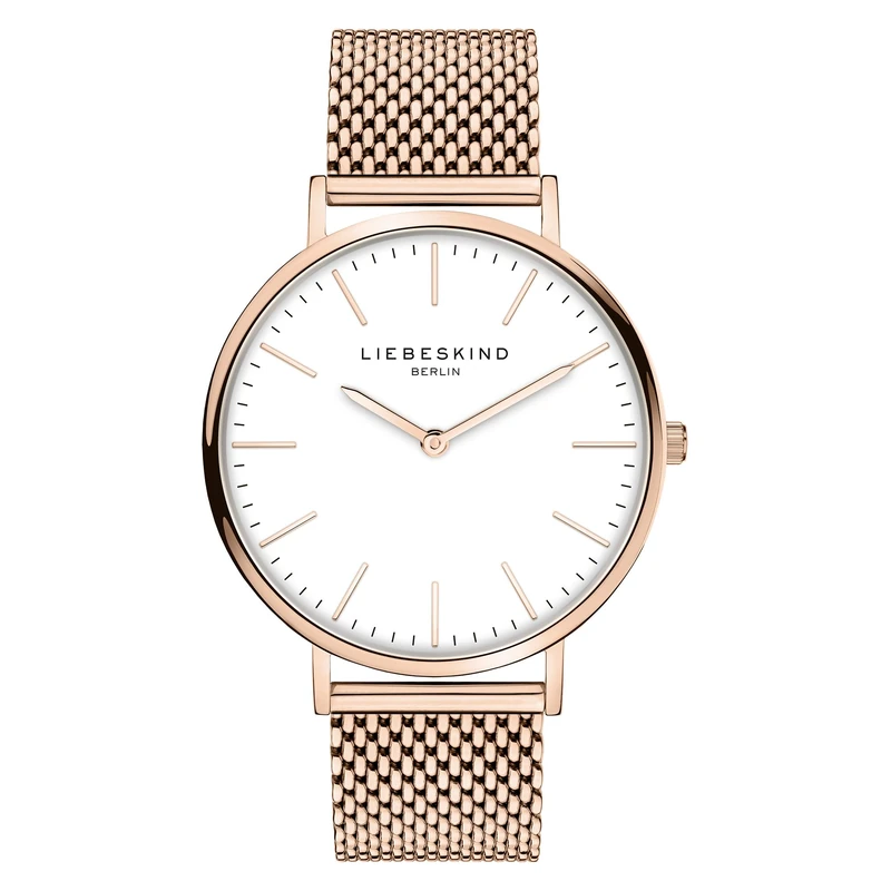 Liebeskind Berlin LT-0511-MQ Women's Watch Stainless Steel in IP Rose Gold on Stainless Steel Strap