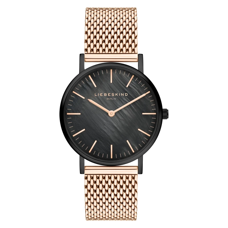 Liebeskind Berlin LT-0512-MQ Women's Watch Stainless Steel in IP Rose Gold on Stainless Steel Strap