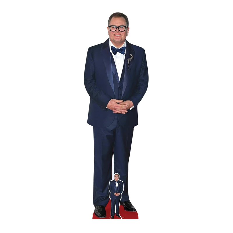 Star Cutouts CS1267 Alan Carr – 184cm Lifesize Cardboard Cutout | Great Comedy Fan Gift & Party Display Decoration