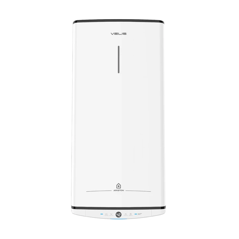 Ariston Velis Pro 45 Water Heater 45L, 3kW, Ultra-Slim 27cm, Twin Tank, Eco Evo Function, Anti-Legionella, Titanium Enamel, Smart Heating, Italian Design for Mobile Homes & Cabins