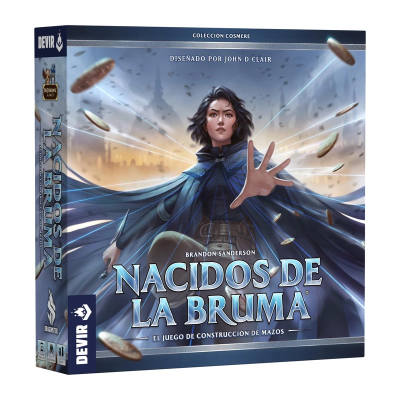 Devir Born of the Witch: Deck Building Board Game, Cooperative and Competitive Modality Inspired by Brandon Sanderson (Mistborn Cosmere) (BGMISBES)