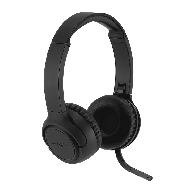 Kensington H1050 EQ Wireless Bluetooth 5.4 Headset, Multipoint Connection Headphones, Noise Cancelling Microphone for Office, Compatible with Windows, Mac, PC, Laptop, Microsoft Teams, Zoom