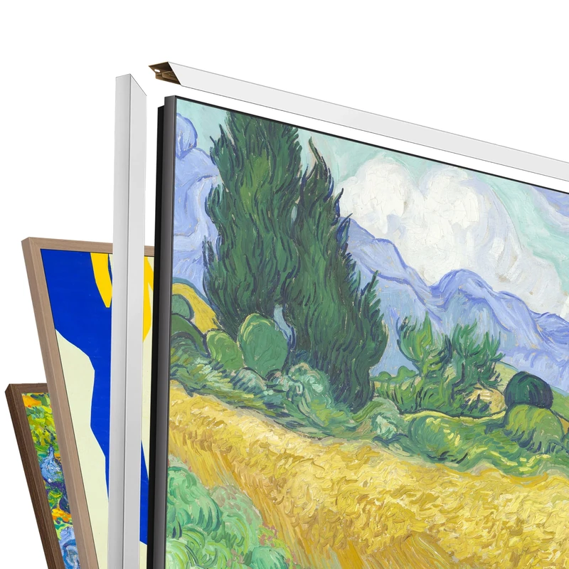 Hisense 65" 65S7NQTUK Canvas TV & TV Frame - White