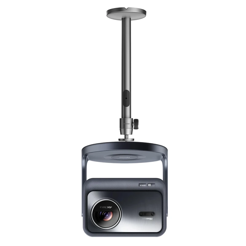 Hisense 4K Trichroma Laser Mini Projector C2TUK-PRO & Ceiling Mount Stand - CM8Q
