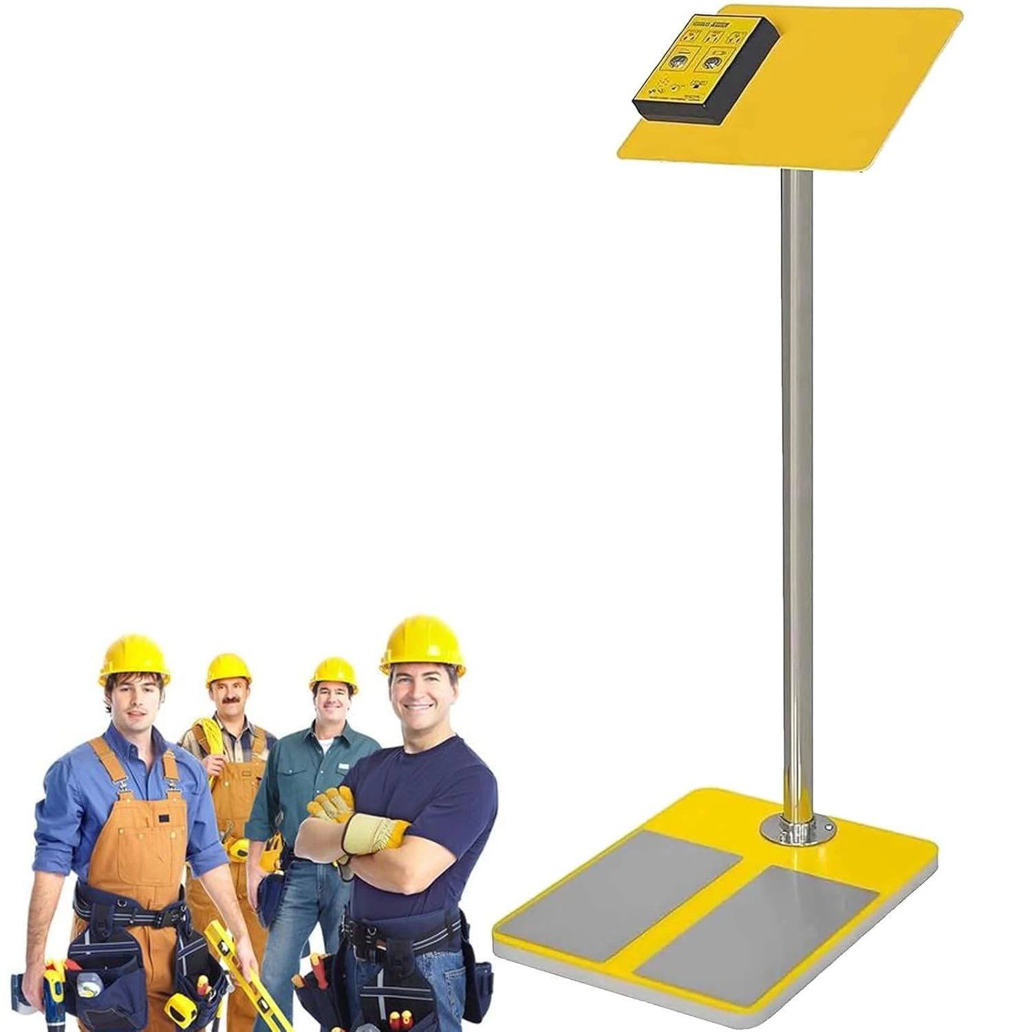 ZHJOPP Human Body Static Electricity Detector, with Audible and Visual Alarm Function, Anti-static Wrist Strap and Shoe Detector, Suitable for Factories.