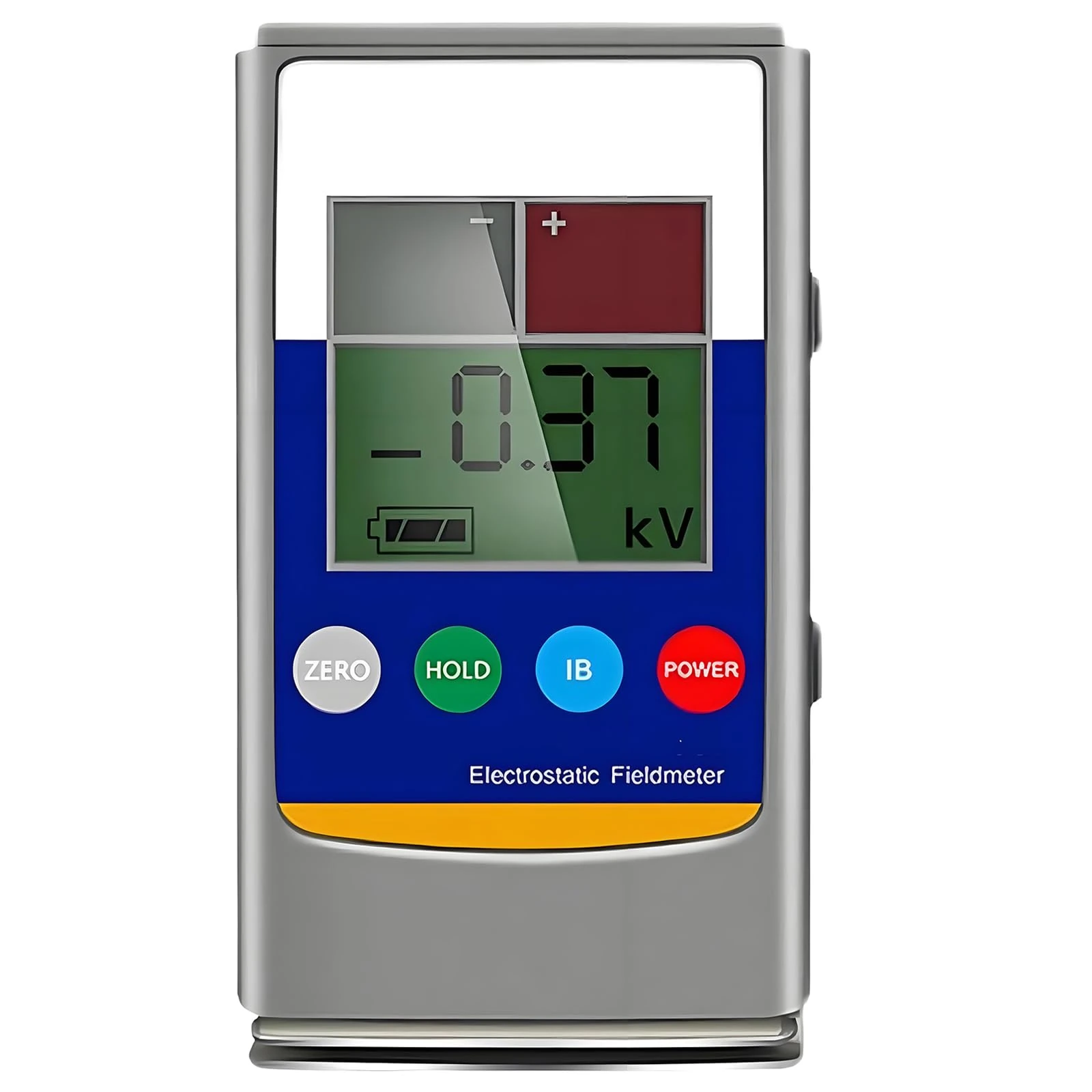 ZHJOPP Handheld Electrostatic Tester with LED Display, Fast Measurement, Suitable for Rubber, Fiber, Plastics, and Composite Boards.