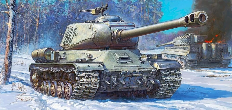 Zvezda 923708-1/35 IS-2 Scale 1:35 Soviet WWII Tank Model Kit